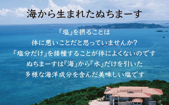 沖縄の海塩「ぬちまーす」シンプルセット
