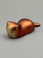 箸置き 猫 金箔グラデーションブラウン［NF234］ 303446_CU90089VC02