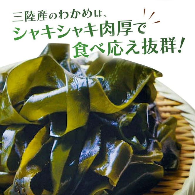綾里の塩蔵ワカメ【一等品】450g (150g × 3) わかめ ワカメ 若芽 湯通し 塩 海藻 海産物 味噌汁 ごはん 夕飯 おかず 小分け 個包装 サラダ お刺身 刺し身 刺身 三陸 岩手県 国産 大船渡 綾里 災害 被災 火災 [ryorigyo003]