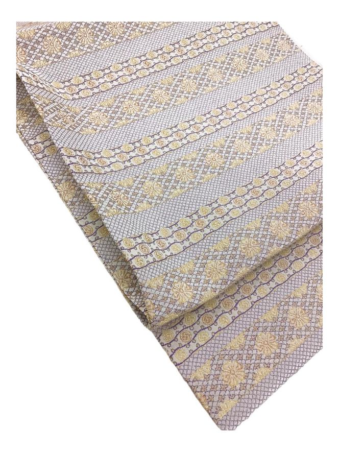 【龍村美術織物】光波帯（鱗巴桜段文） 261009_B-AP39