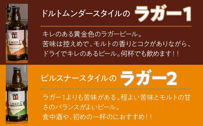 石和温泉郷で作られたクラフトビール３３０ml瓶おまかせ６本セット（３種×２本） 261-002