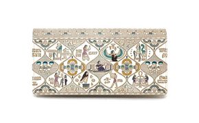 【文庫屋大関】束入れ エジプトNo.1【皮革工芸品】 財布 お札 お札入れ 長財布 カード 小銭 牛革 手作り 日本製 墨田区 東京都