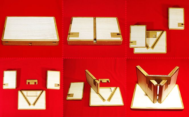 合曳 あいびき 指物益田 腰掛け椅子 組み立て式 椅子 いす イス 桐材 木製 民芸品 工芸品 伝統工芸品 コンパクト 日用品 家具 東京 東京都 墨田区