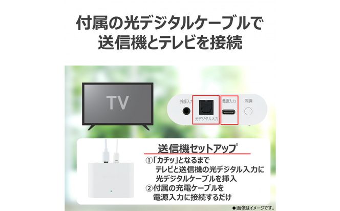 AUREX テレビ用スピーカー（ワイヤレス）AX-WST21(W) 141305_KV171