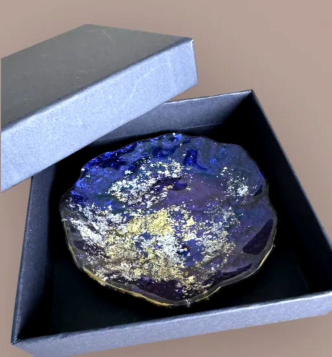 豆皿 口金ロック マジョブルー ［NF166］ 303446_CU90078