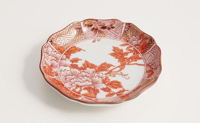 九谷焼 3.5号皿揃 歴代画（5枚セット） a01 焼き物 民芸品 工芸品 