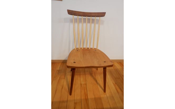 スポークチェア（胡桃×ウォールナット） 372013_LL001