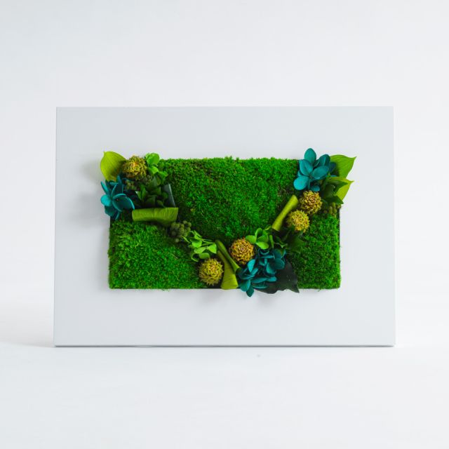 グリーンフレームL 花 お花 プリザーブドフラワー ギフト プレゼント お祝い 誕生日 お供え アレンジ インテリア 東京都 墨田区