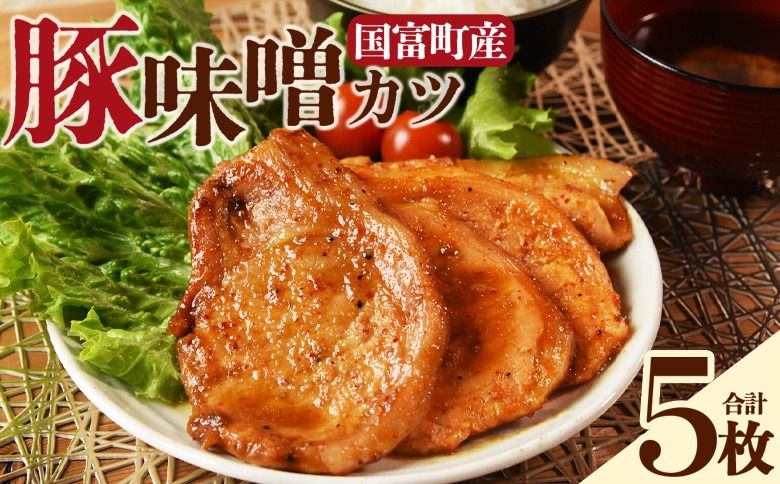 [国富町産 豚味噌カツ 5枚]入金確認後、翌月末迄に順次出荷[国富産 豚肉 味噌味 味噌漬け みそ 豚味噌漬け 豚肉 ポーク おかず 一品 お弁当 焼くだけ 簡単調理 ロース肉 お肉 ご飯に合う ご飯が進む タレ 味噌だれ 個包装 小分け パック 惣菜] [b1103_mk]
