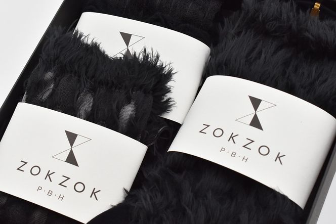 上質感を足にまとうラグジュアリーソックス ZOKZOK 3足セット (ブラック系) /// 靴下 くつした くつ下 ソックス 足元 ラグジュアリー 婦人 レディース 女性  セット 母の日 ファッション おしゃれ 日本製 奈良県 広陵町