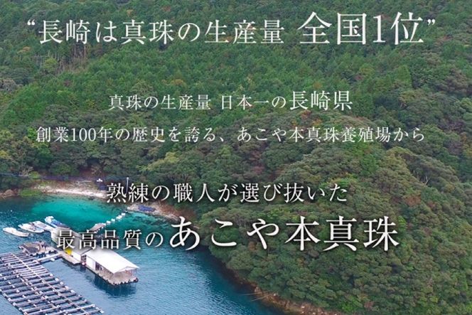 AI361 Marycoco 長崎県産 極上あこや本真珠 8.0mm ブローチ [ akoya-brooch パール メアリーココ 長崎県 島原市 ]