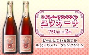 飲みやすいロゼスパークリングワイン ユタカーナ（750ml）2本 ぶどう ブドウ 葡萄 お酒 アルコール飲料 ピノ・ノワール ソーヴィニヨン・ブラン ロゼ F6P-3164