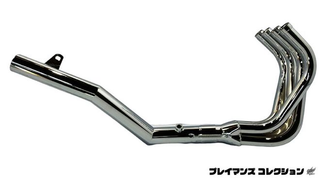 Z900RS ショート管マフラー （メッキ） バイク パーツ 部品 マフラー カスタム [EU22-NT]