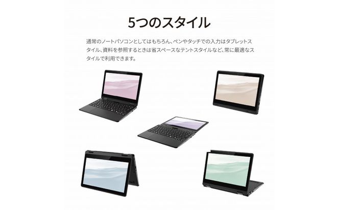 パソコン 富士通  LIFEBOOK WQ1/K1  Windows11 Intel Celeron N4500 メモリ8GB 約128GB フラッシュメモリ Officeなし 322032_CK065