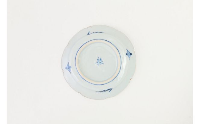 5寸リンカ型皿揃　魚藻文（5枚組） 172111_CY19005