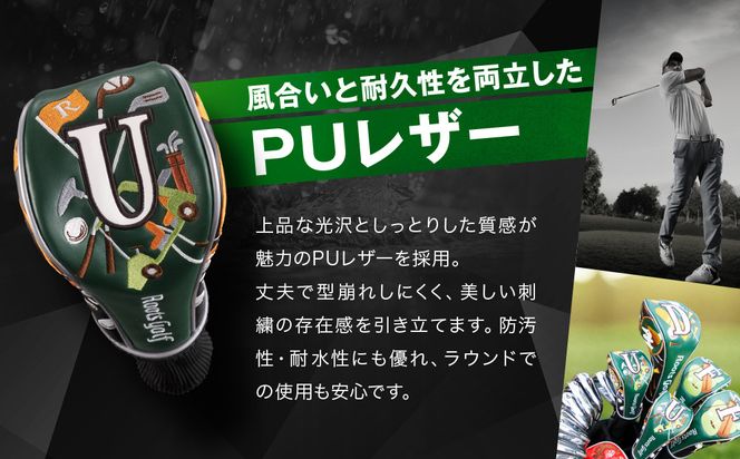 【ルーツゴルフ】ルーツストーリー ヘッドカバーVer.4（ユーティリティ用）｜京都 ゴルフアイテム 人気ブランド［ 京都 ゴルフブランド 世の中で一番飛ぶクラブを作りたい ヘッドカバー フェアウェイウッド 人気 おすすめ ゴルフ 飛距離 スコア スポーツ アウトドア 通販 送料無料 ふるさと納税 ］ 261009_A-AX061