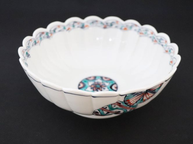 九谷焼　 5.2号鉢　丸小紋　a01 食器 キッチン雑貨 キッチンアイテム 雑貨 お皿 食卓 テーブルコーディネート 盛り付け 