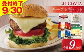 010B1641 【9/30受付終了】JUCOVIA スライスチーズ3種・シュレッドチーズ2種セット 合計9P【ムラカワチーズ 食べ比べ セット 詰め合わせ 小分け 普段使い 高評価 ちーず】