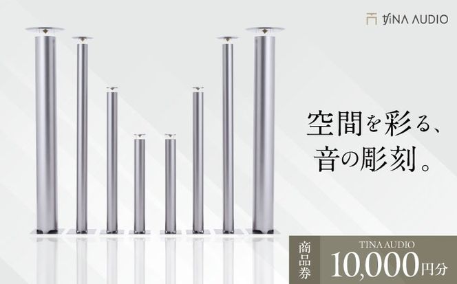 知名オーディオ TINA AUDIO 商品券 (10000円分) 商品券 券 商品 チケット ギフト 沖縄市 / 有限会社知名御多出横[BCAB005]