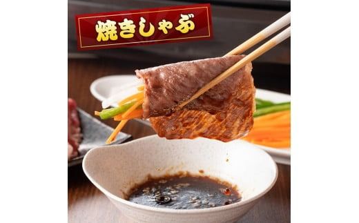 宮崎牛 焼きしゃぶ 3種 計1.1kg 【 肉 牛 牛肉 国産 黒毛和牛 宮崎牛 すき焼き しゃぶしゃぶ 焼きしゃぶ カタロース モモ ウデ 】 [D00604]