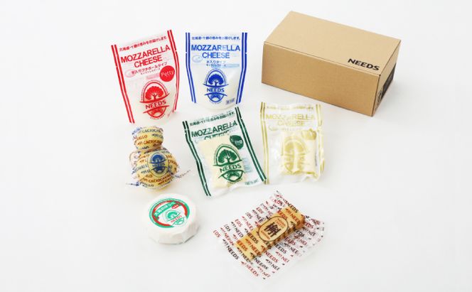 北海道 十勝 チーズアソート7種A/槲(かしわ)入り バラエティセット [チーズ工房NEEDS]【 チーズ アソート 詰合せ セット バラエティ 槲 かしわ モッツァレラ 大地のほっぺ さけるチーズ 乳製品 ワイン NEEDS ニーズ 食べ比べ 受賞】