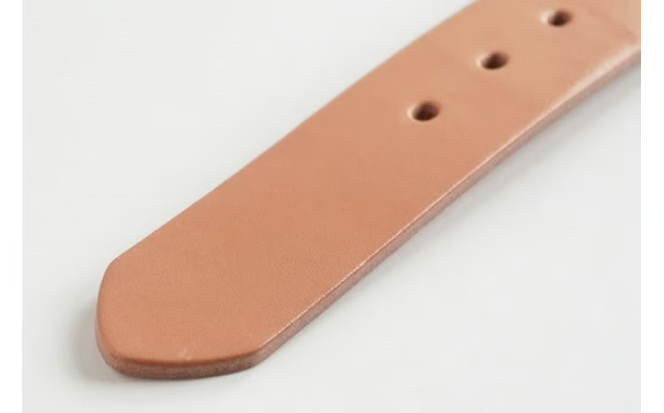 E STREET LEATHER グレージングベンズ 4cm幅 極厚レザーベルト ナチュラル 【star008-01】