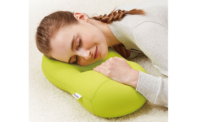 枕 昼寝 MOGU モグ ホールピロー レッド + ポータブルホールピロー ロイヤルブルー セット