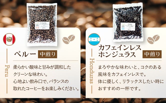 [豆]コーヒー豆 100g×6種類セット 合計600g 注文後焙煎 272183_BG426