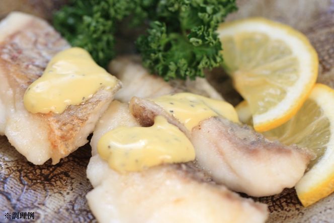 AJ681 真鯛フィーレ （ 切り身 約150g×3パック ) [真鯛 まだい 鯛 タイ 天然 鮮魚 魚 白身魚 切り身 新鮮 骨なし 骨取り 小分け 手軽 真空パック 株式会社 入千代商店 長崎県 島原市]