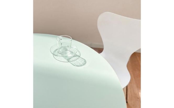 ＆FREL AXカフェテーブル 天板 ライムグリーン ミントブルー 直径80cm x 高さ72cm 選べる天板　国産家具 組立簡単 家具 机 テーブル インテリア ※離島への配送不可