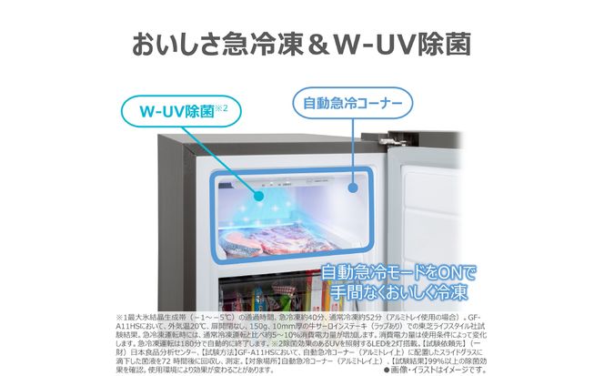 東芝　冷凍庫【標準設置費込み】　108L　1ドア　右開き　冷凍庫　GF-A11HS(HT) 【kw0240-0476】