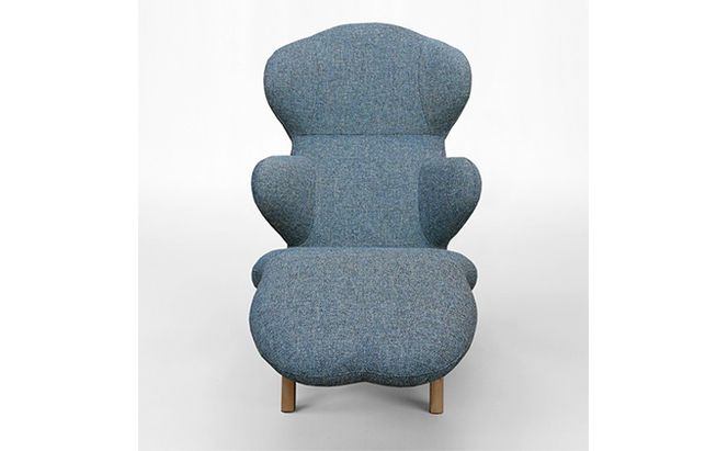 イス リクライニングチェア ノルディックブルー リクライニング 椅子 日本製 家具