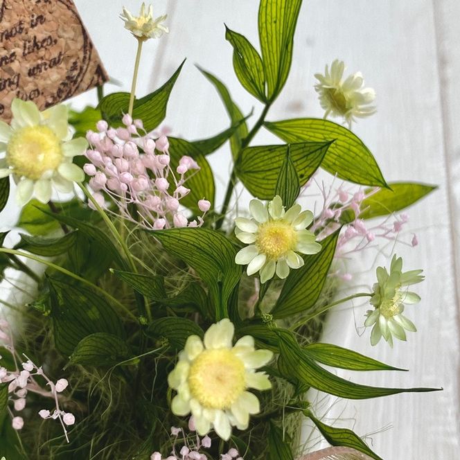 プリザーブドフラワー　ファム　ピンク　春日部市　シュガーパイン(AJ255)