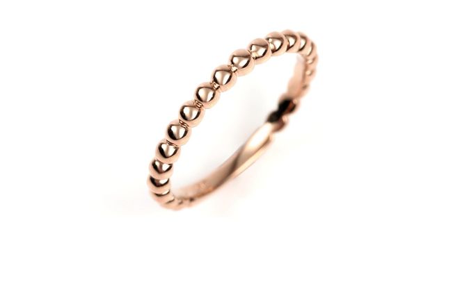 K18　ボールデザインリング　Ｒ3999-R　ピンクゴールド【サイズ：6号～18号（0.5号刻み対応可）】  PG ジュエリー リング 贈り物 ギフト プレゼント