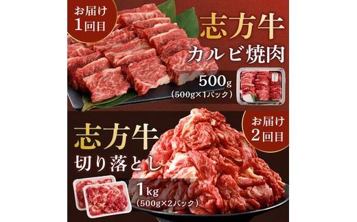 「笑う門には肉きたる」食卓に加古川の肉を！至福の定期便《 お肉 牛肉 豚肉 定期便 志方牛 カルビ ローストビーフ ポーク バーベキュー しゃぶしゃぶ すき焼き 》【2507A00202】