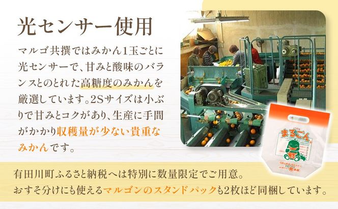 有田みかん 5kg 2Sサイズ 光センサー使用 高糖度 CM01