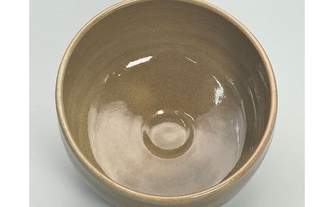 虫明焼 灰釉赤富士茶碗(黒井千左 作) 工芸品 食器 茶碗 お茶碗