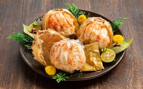 30-79 毛ガニ甲羅盛（3個）【殻剥き不要！毛ガニの美味しいところだけをイイとこどり】