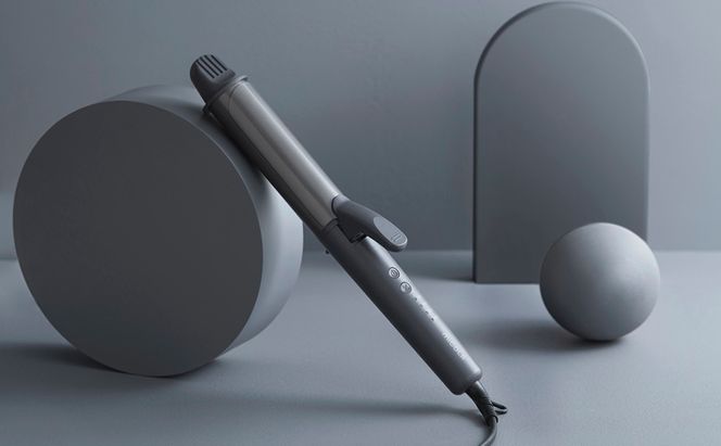 カールアイロン HIR-MC10338H ダークグレー カールアイロン 4段階 約45秒 180℃ 軽量 コンパクト 持ち運び 海外対応 セラミックコーティング 新生活 プレゼント ギフト アイリスオーヤマ アイロン ヘアアイロン