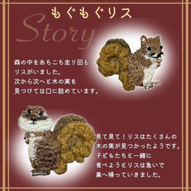 おはなし靴下 ギフトボックス リス キッズ