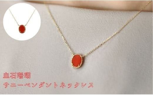 珊瑚 血赤珊瑚 サニーペンダント ネックレス K10イエローゴールド 天然 サンゴ 一点物 アクセサリー 厄除け お守り クリスマス バレンタイン 誕生日プレゼント 記念日 ホワイトデー ジュエリー 大人可愛い ギフト さんご サンゴ 高知県室戸市
