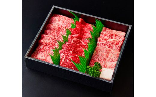 A5等級 未経産雌 特選近江牛おすすめ部位 焼肉3種盛り合わせ 合計1kg【FO04W】	
