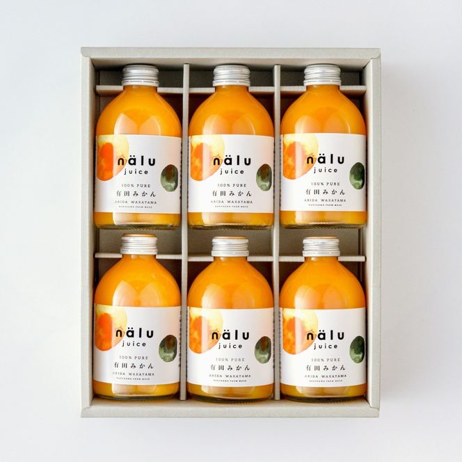nalu juice 有田みかん 250ml × 6本 セット 鳴川農園   	FD03
