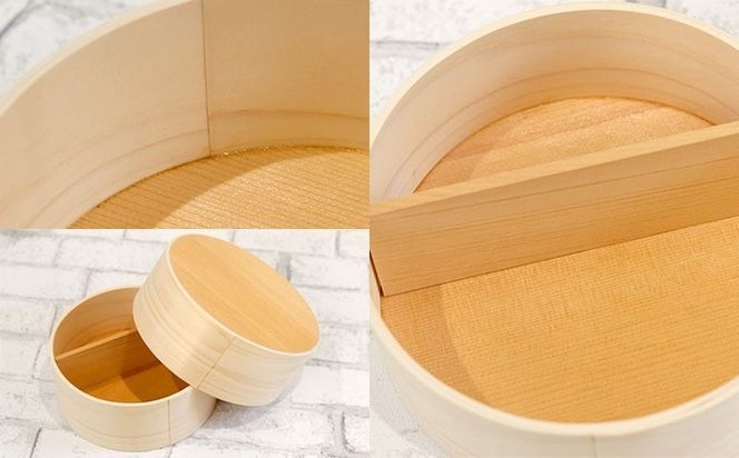 099H3582 曲げわっぱ弁当箱 丸型 大 780cc