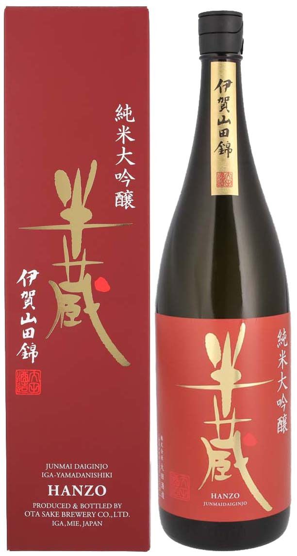 半蔵 純米大吟醸 赤ラベル1.8L otsz0006