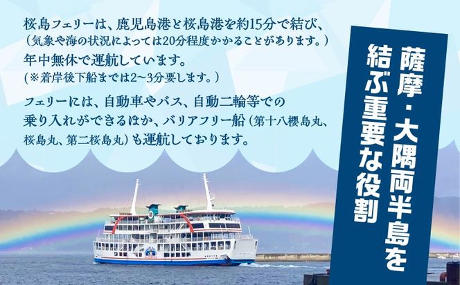 桜島フェリー人気のオリジナル扇子　K168-005