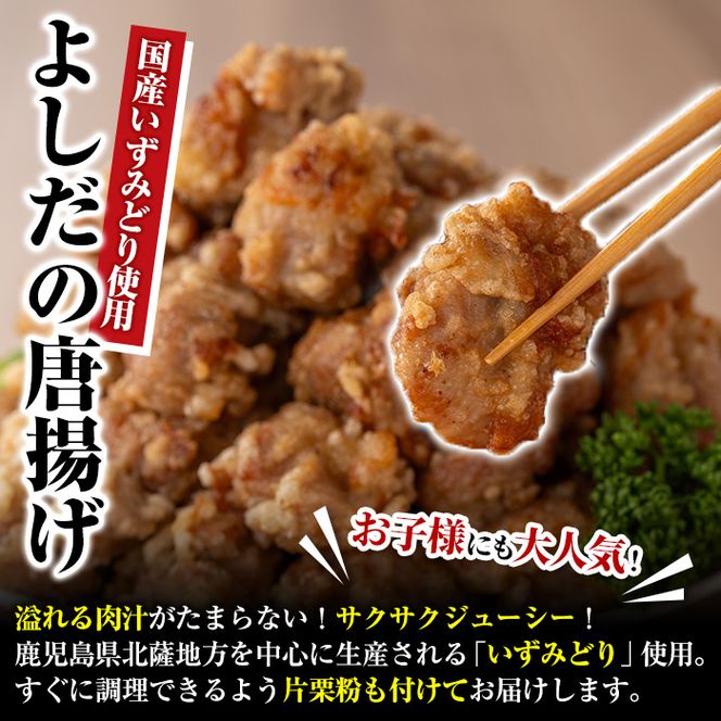 ＜訳あり定期便・全3回＞人気のお惣菜定期便 国産 ササミ 鶏肉 とり肉 おかず 惣菜 真空冷凍 揚げ物 ギョウザ ぎょうざ お肉 から揚げ 鶏料理 冷凍 真空パック【スーパーよしだ】akn058-16