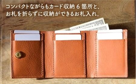 三つ折り コンパクト 財布 糸島市 / LADIES&GENTLEMEN 鞄 レザー 革製品 革財布 サイフ [ADK040]