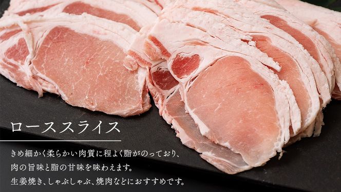【 JA北つくば 】 ローズポーク ロース スライス 1.2kg ブランド豚 銘柄豚 豚肉 豚 肉 お肉 にく ロース 生姜焼き しゃぶしゃぶ 焼肉 バーベキュー ギフト 贈答 贈り物 茨城県共通返礼品 [AE033ci]