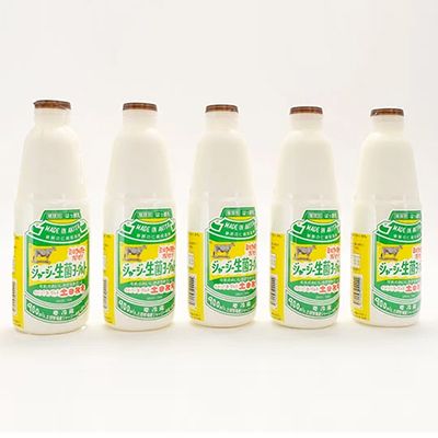 土田牧場 砂糖不使用 のむヨーグルト 900ml×5本 「生菌ヨーグルト」（飲む ヨーグルト 健康 栄養 豊富） 乳飲料 ドリンク ジャージー生菌ヨーグルト 飲むヨーグルト 乳製品 